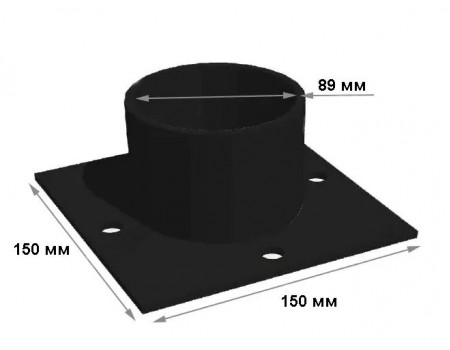 Оголовок винтовой сваи ОВС-89/150/150