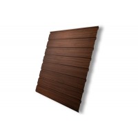 Профнастил С10B 0,45 Print Elite Choco Wood TwinColor