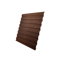 Профнастил С20A 0,45 Print Elite Choco Wood TwinColor