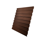 Профнастил С20B 0,45 Print Elite Choco Wood TwinColor