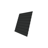 Профнастил С10R 0,45 PE-Double RAL 7016 антрацитово-серый