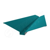 Ендова верхняя фигурная 110х20х30х20х110 CORUNDUM50® RAL 5021