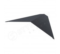 Конек плоский 190х190 GRAPHITE45® RAL 7024