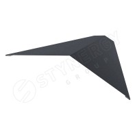 Конек плоский 190х190 GRAPHITE45® RAL 7024