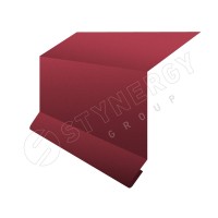 Планка примыкания в штробу 15х33х20 CORUNDUM50® матовый RAL 3005