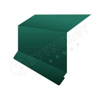 Планка примыкания в штробу 15х33х20 CORUNDUM50® RAL 6005