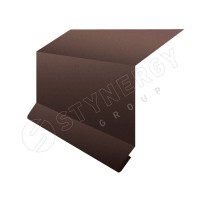 Планка примыкания в штробу 15х33х20 GRAPHITE45® RAL 8017